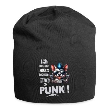Je m’en fiche - Schmeiss alles hin werd Punk Punkrock - Bonnet en jersey - noir - Devant