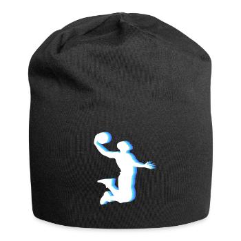 Basketball Tshirt B-Ball Dunking Rebound Player - Jersey Beanie - black - Front