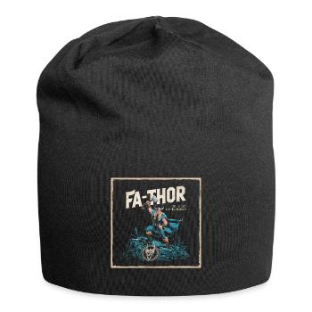 FA-THOR Comme un papa juste bien plus puissant Viking - Bonnet en jersey - noir - Devant