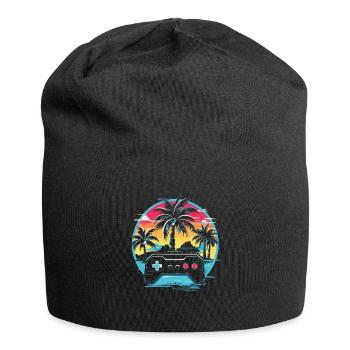 Jeux Vidéo Vaporwave - Bonnet en jersey - noir - Devant