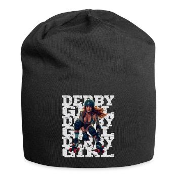 Sonnenuntergang Desert Vibes Urlaub Abenteuer - Jersey-Beanie - Schwarz - Vorne