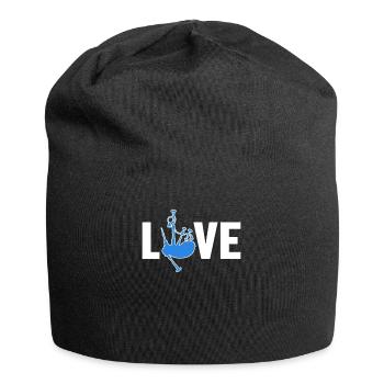 Dudelsack Liebe Great Highland Dudelsack Unterricht - Jersey-Beanie - Schwarz - Vorne