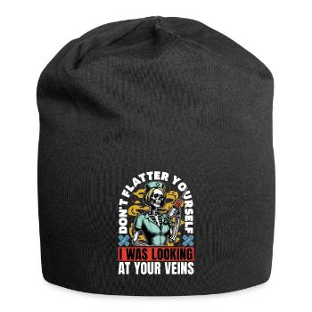 Nurse Practitioner Don't Flatter Nursing Assistant - Jersey-Beanie - Schwarz - Vorne