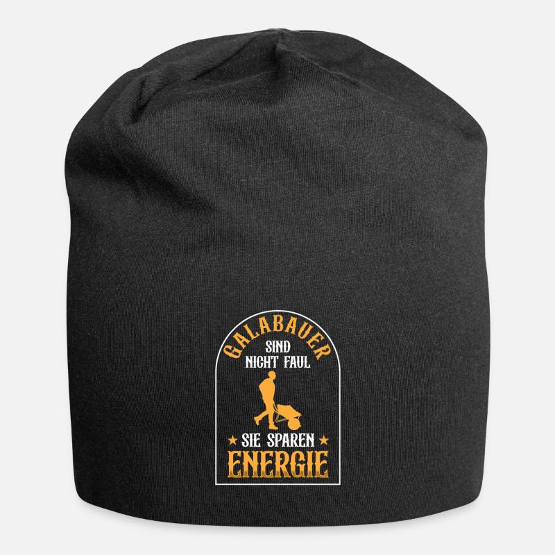 Galabauer ist nicht faul Landschaftsbauer - Jersey-Beanie - Schwarz
