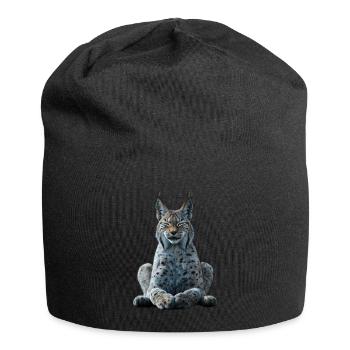 Luchs - Jersey-Beanie - Schwarz - Vorne