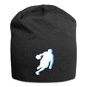 Basketball Tshirt B-Ball Dunking Rebound Player - Jersey Beanie - black - Front