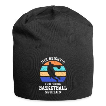 Basketball Tshirt B-Ball Dunking Rebound Player - Jersey Beanie - black - Front