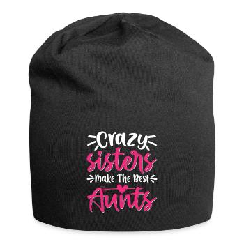Sisters Best Aunts Baby Pregnancy Announcement - Jersey-Beanie - Schwarz - Vorne
