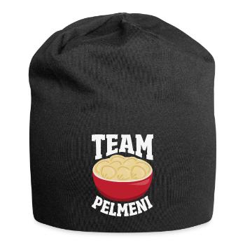 Russian pelmeni Russian dumplings - Jersey Beanie - black - Front