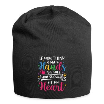 Autismus Awareness Day Autist Geschenk - Jersey-Beanie - Schwarz - Vorne
