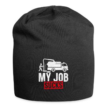 Technicien de fosse septique Installateur de système d’égout - Bonnet en jersey - noir - Devant