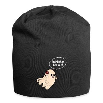 Halloween Kostüm Kinder FRÖHLICHES SPUKEN - Jersey-Beanie - Schwarz - Vorne
