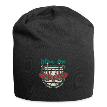 Blow Me Dudelsack Unterricht Blasrohr Great Highland - Jersey-Beanie - Schwarz - Vorne