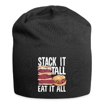 Sandwich Day Snack Celebration Sandwich - Jersey Beanie - black - Front