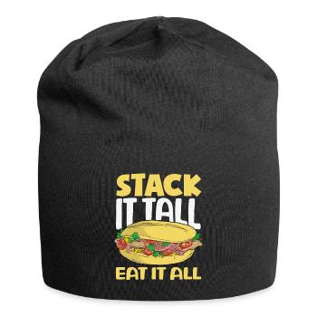 Sandwich Day Snack Celebration Sandwich - Jersey-Beanie - Schwarz - Vorne