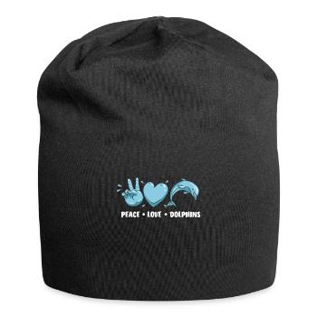 Tranquillité Chers Dauphins - Bonnet en jersey - noir - Devant