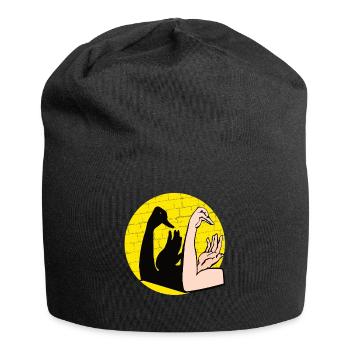 Hand Shadow Puppet Show Puppets - Jersey Beanie - black - Front