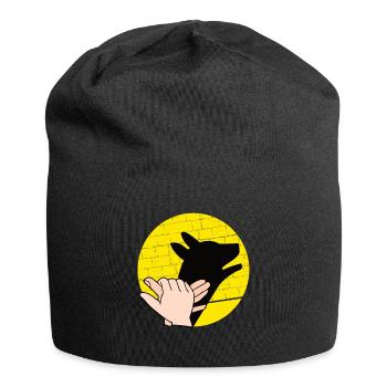 Hand Shadow Puppet Show Puppets - Jersey Beanie - black - Front