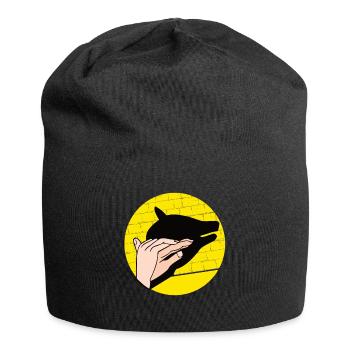 Hand Shadow Puppet Show Puppets - Jersey Beanie - black - Front