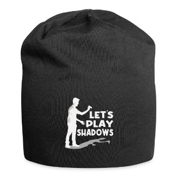 Handschattenpuppenspiel Puppen - Jersey-Beanie - Schwarz - Vorne
