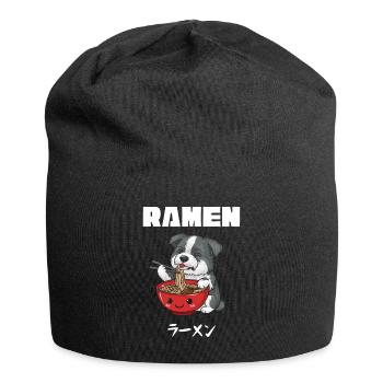 Ramen Nouilles Chibi Asia Soupe de nouilles pour chiens Anime - Bonnet en jersey - noir - Devant