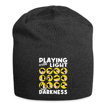 Hand Shadow Puppet Show Puppets - Jersey Beanie - charcoal grey - Front