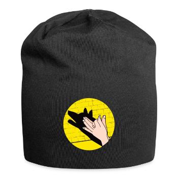 Hand Shadow Puppet Show Puppets - Jersey Beanie - black - Front