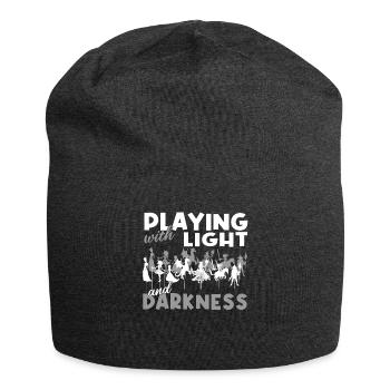 Hand Shadow Puppet Show Puppets - Jersey Beanie - charcoal grey - Front