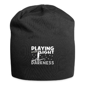 Handschattenpuppenspiel Puppen - Jersey-Beanie - Schwarz - Vorne