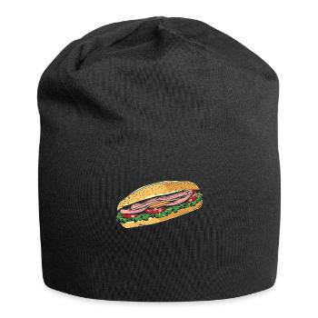 Sandwich Day Snack Celebration Sandwich - Jersey Beanie - black - Front