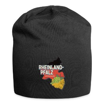 Rheinland-Pfalz Deutschland Bundesland Souvenir - Jersey-Beanie - Schwarz - Vorne