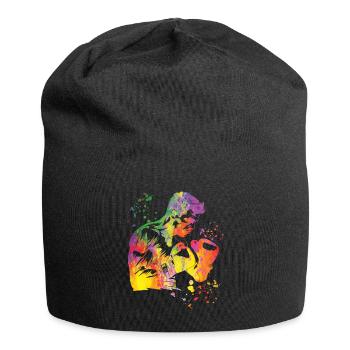Boxing Fighter Kids Boxing Match Boxer - Jersey Beanie - black - Front