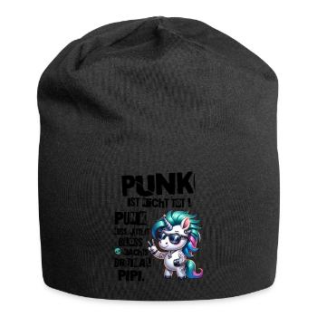 Festival Fun Je suis vieux mais le punk n’est pas mort - Bonnet en jersey - noir - Devant