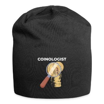Coinologist Numismatics Numismatist - Jersey Beanie - black - Front