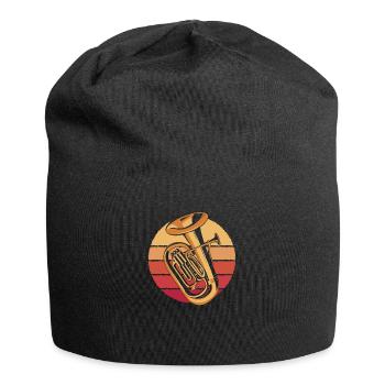 Retro Euphonist Euphonist Instrumentalist Spieler - Jersey-Beanie - Schwarz - Vorne