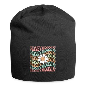 Flitterwochen Ehemann Ehefrau Paare Urlaubs - Jersey-Beanie - Schwarz - Vorne