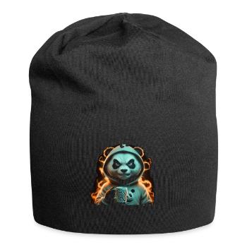 Panda Tshirt Drôle Drôle Humour Sarcasme Bureau - Bonnet en jersey - noir - Devant