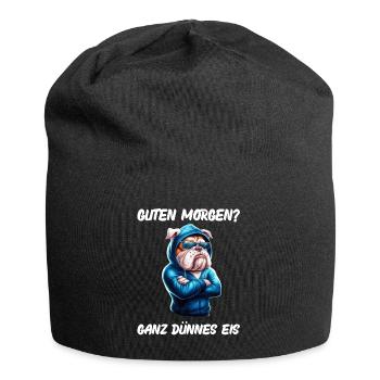 Chien Tshirt Drôle Drôle Humour Sarcasme Bureau - Bonnet en jersey - noir - Devant