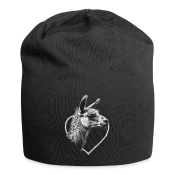 Lama - Jersey Beanie - black - Front