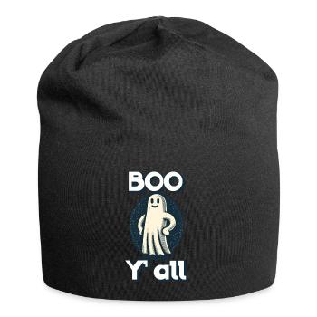 Last Minute Kostüm Lustiges Gespenster Design - Jersey-Beanie - Schwarz - Vorne
