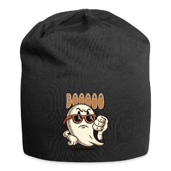 Booing Ghost Funny Ghost Design - Jersey Beanie - black - Front
