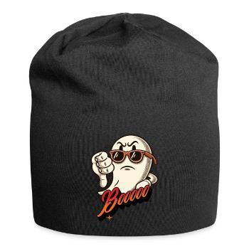 Booing Ghost Funny Ghost Design - Jersey Beanie - black - Front
