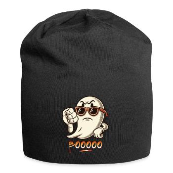 Booing Ghost Funny Ghost Design - Jersey Beanie - black - Front