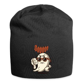Booing Ghost Funny Ghost Design - Jersey Beanie - black - Front