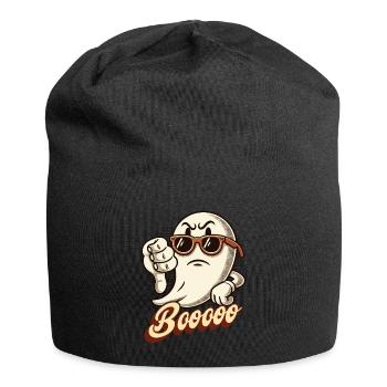 Booing Ghost Funny Ghost Design - Jersey Beanie - black - Front