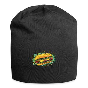 Sandwich Day Snack Celebration Sandwich - Jersey Beanie - black - Front