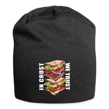 Sandwich Day Snack Celebration Sandwich - Jersey Beanie - black - Front