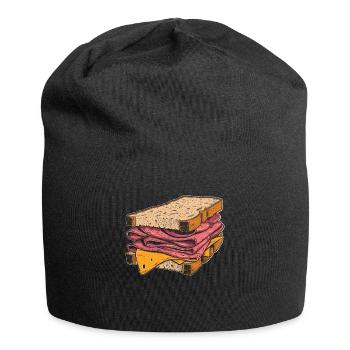 Sandwich Day Snack Celebration Sandwich - Jersey Beanie - black - Front