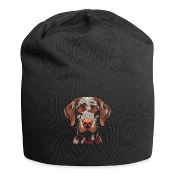 Dalmatian Fingerprint - Jersey Beanie - black - Front