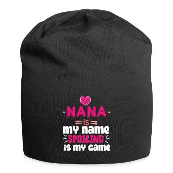 Gifts for Nana Grandma Nana is My Name - Jersey Beanie - black - Front